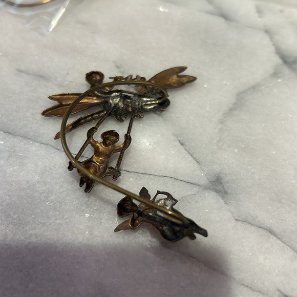 Vintage Antiqued Gold Ear Cover Cuff-Boutique - Picture 3 of 7